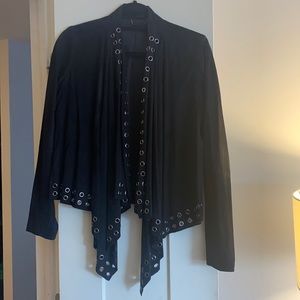 Guess By Marciano Black Suede Jacket